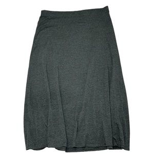 Sonoma Long A-Line Gray Skirt, Women's 1X